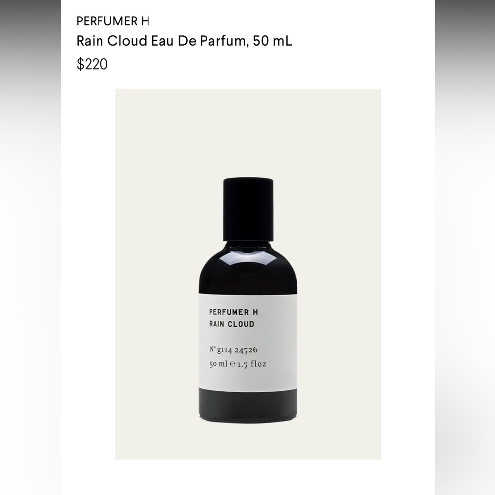 Rain Cloud Eau De Parfum - Black
